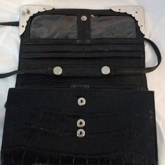 Brighton Mark Lifey Vintage Leather Organize purse - Picture 2 of 8